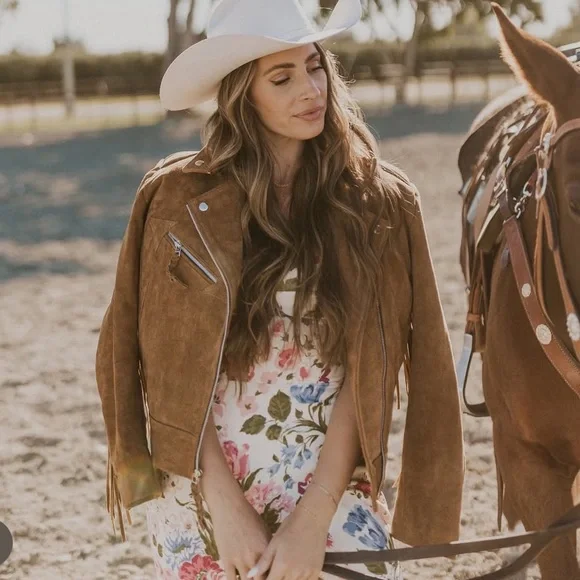 Western & Co Urban Cowgirl Retro Biker Jacket - Picture 8 of 10